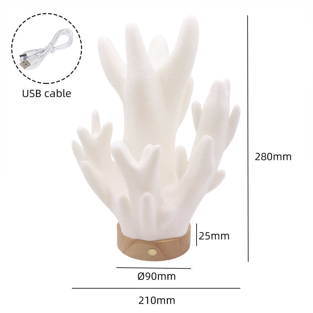 3D Printed Coral Night Light