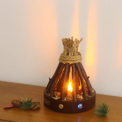 Campfire Night Light