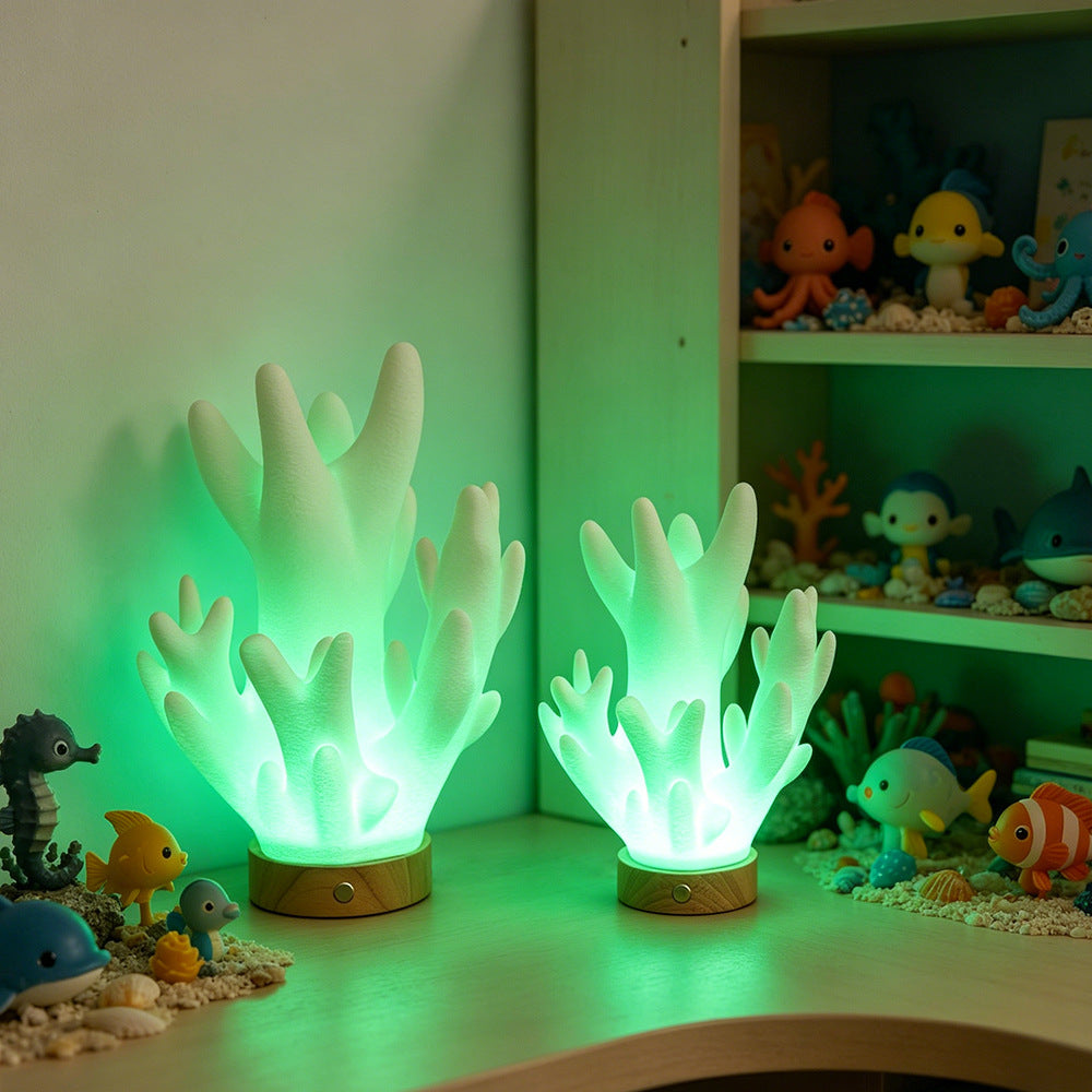 3D Printed Coral Night Light