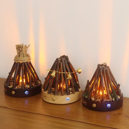 Campfire Night Light