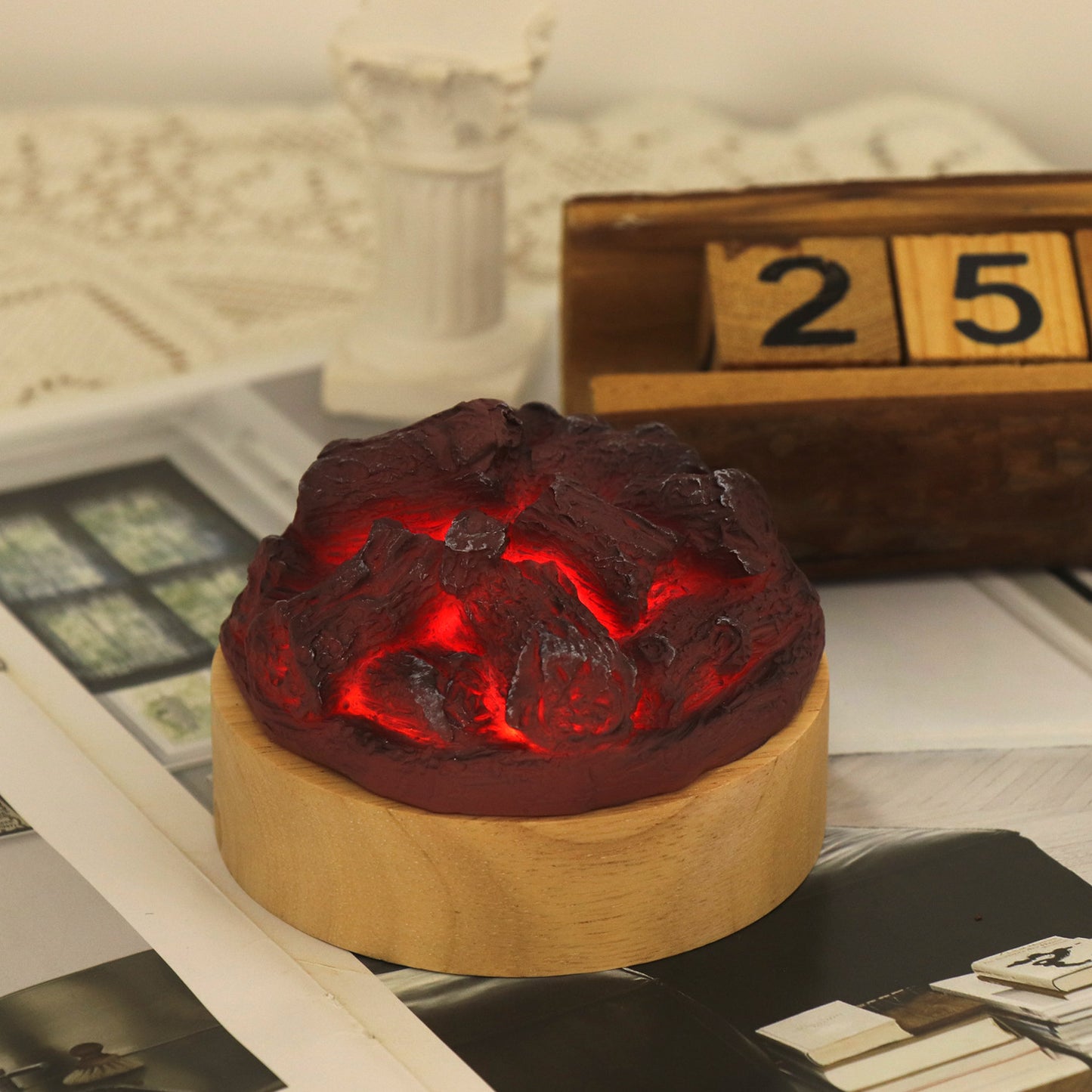 Resin Campfire Night Light